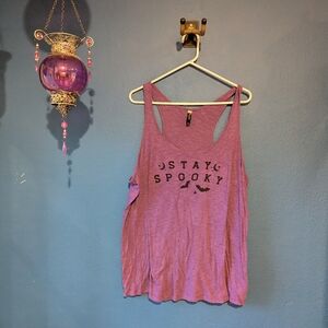 Torrid Purple 'Stay Spooky' Sleep Tank Top